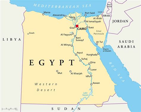 Egypt Map | ePhotoPix