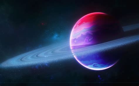 Saturn Rings Wallpaper