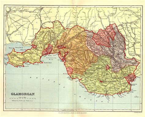 Map Of Glamorgan