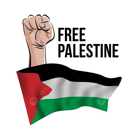 Palestine Flag Clipart Hd PNG, Free Palestine With Waving Flag, Free ...