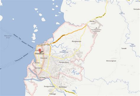 Makassar Map - Indonesia