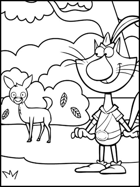 Nature Cat Coloring Pages - Best Coloring Pages For Kids