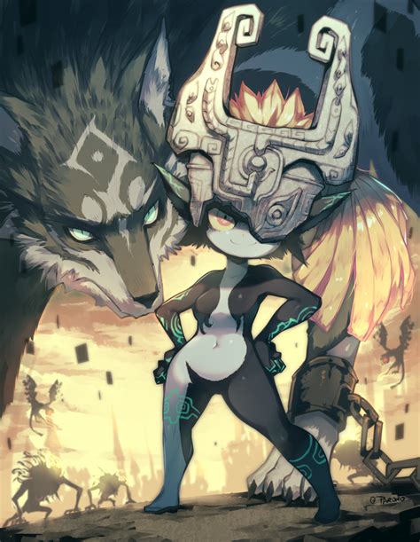 Wolf Link and Midna by Parororo on DeviantArt