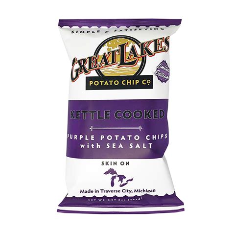 Purple Potato Chips with Sea Salt | Great Lakes Potato Chips