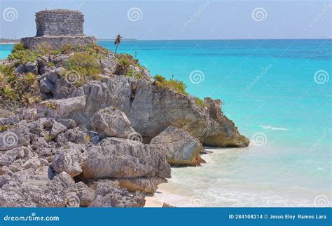 Mayan Pyramids in Tulum Quintana Roo XV Stock Photo - Image of ...