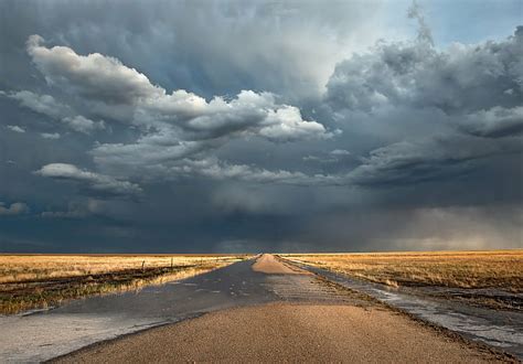 HD wallpaper: clouds, rain, road, sky, storm | Wallpaper Flare