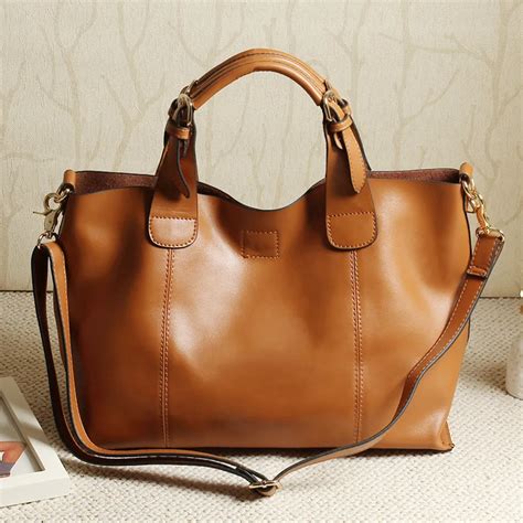 Aliexpress.com : Buy Hot Selling Women Genuine Leather Handbag Large ...