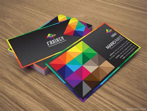 30 Colorful Business Card Design Examples for your inspiration