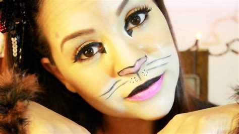 Easy Lion Halloween Makeup tutorial ! - YouTube