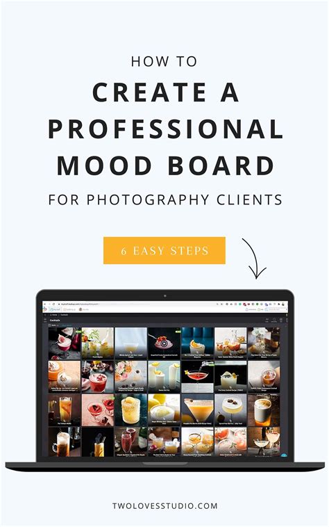 How to Create a Professional Mood Board For Photography Clients