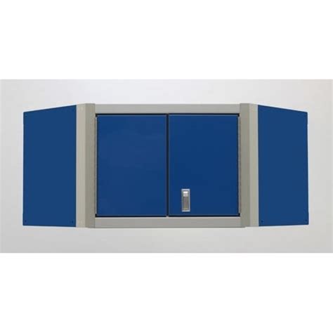 Blue Wall Corner Cabinet for Trailer - Moduline