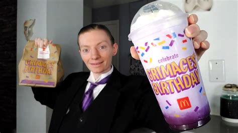 McDonald's NEW Grimace Birthday Meal Review! - YouTube