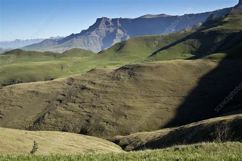 Drakensberg Amphitheatre, South Africa - Stock Image - C025/5091 ...