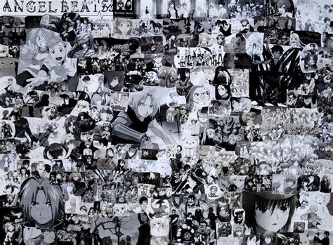 Anime Collage Art Print by Tara Lynn