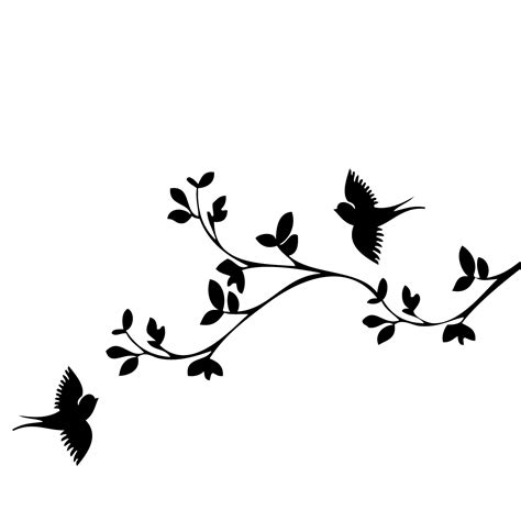 Bird Silhouette Stencils - ClipArt Best