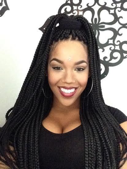 65 Box Braids Hairstyles for Black Women | Box braids hairstyles, Box ...