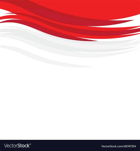 Indonesia flag Royalty Free Vector Image - VectorStock