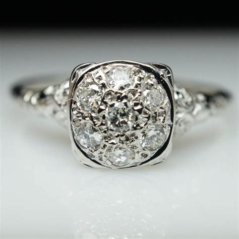 Vintage Cluster Wedding Ring | www.pixshark.com - Images Galleries With ...