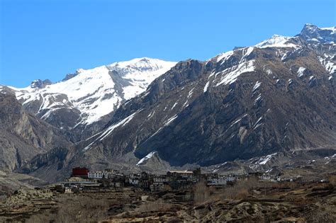 Village,snow caps,mountain,rock,scenic - free image from needpix.com