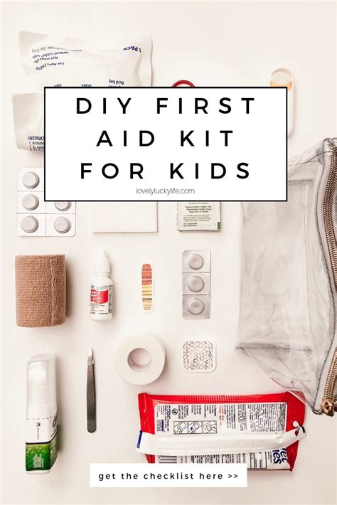 DIY First Aid Kit for Kids - Lovely Lucky Life