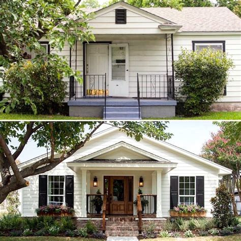 fixer upper house exterior before and after via Chris loves Julia ...