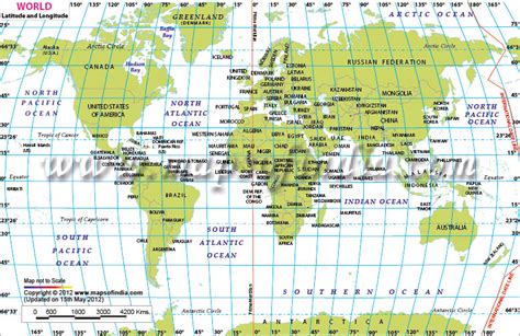 World Latitude and Longitude Map, World Lat Long Map | World map ...