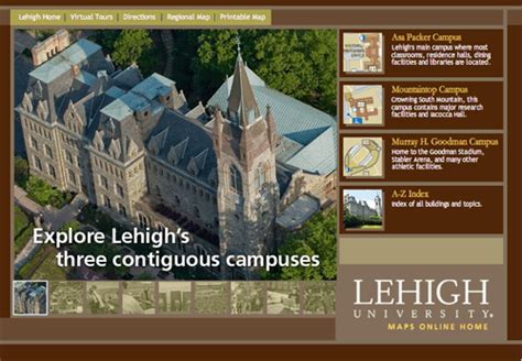 Lehigh University Campus Map - Wynne Karlotte