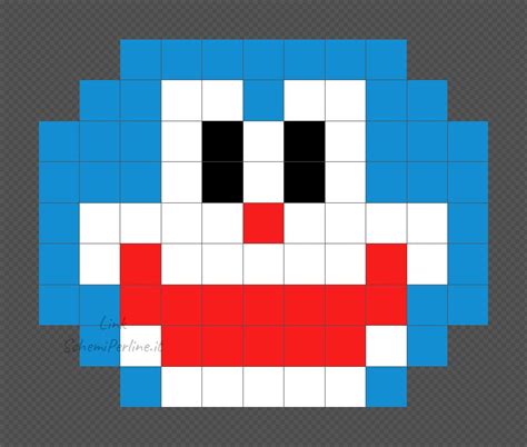 Doraemon schema perline da stirare Hama Beads piccolo 11x9 ...