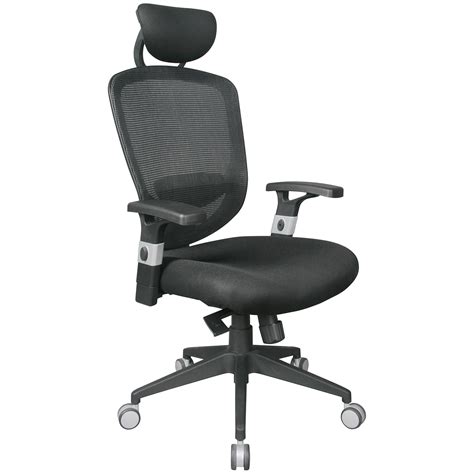 TygerClaw Air Grid High-Back Office Chair with Adjustable Headrest ...