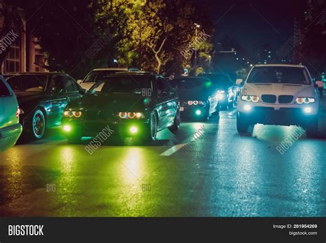 Night View Cars. Road Image & Photo (Free Trial) | Bigstock