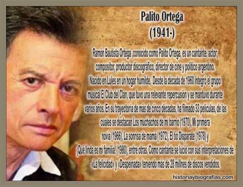 Biografia Palito Ortega:Idolo Nacional de la Musica Popular