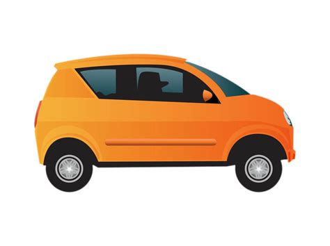 Download Clipart Cars Orange Vector Cartoon Car Png Transparent Png ...