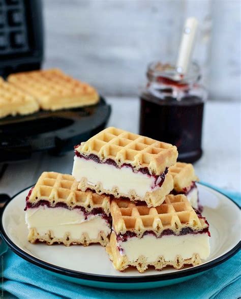 Waffles ice cream sandwich – Artofit