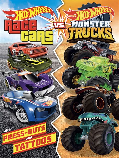 Hot Wheels: Race Cars vs. Monster Trucks | Book by Mattel | Official ...