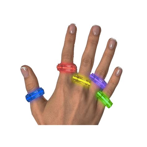 Pack Of 6 Glow In The Dark Rings – PoundFun™