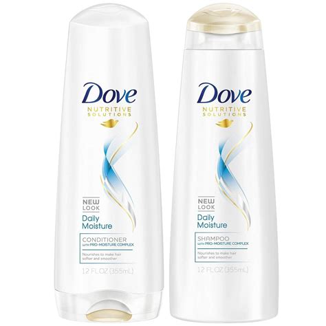 Dove Daily Moisture Shampoo and Conditioner 12 Oz Combo SET (Pack Of 1 ...