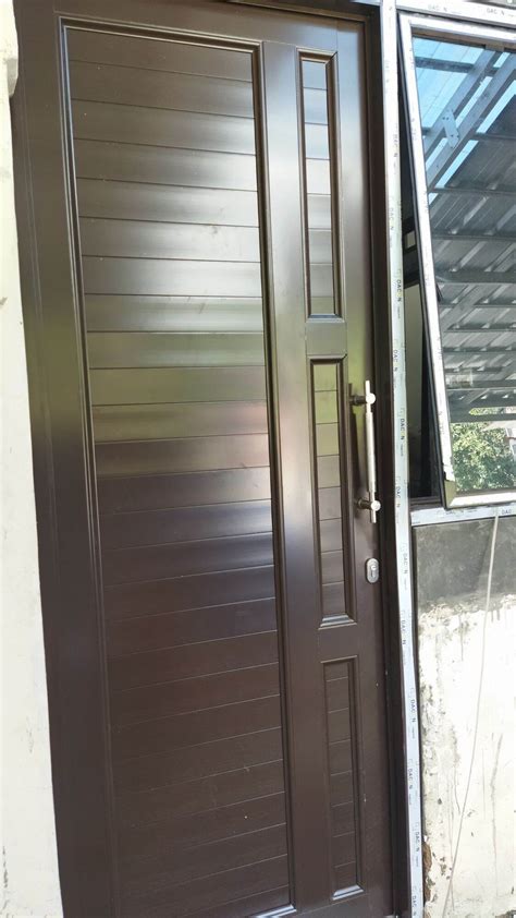 PINTU FULL ALUMINIUM COKLAT/KUSEN PINTU ALUMINIUM COKLAT/PINTU ...