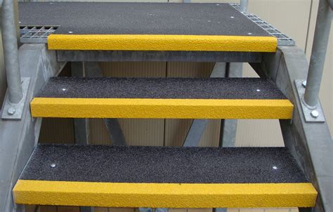 GRP Anti-Slip Stair Treads & Nosings | Indoor & Outdoor | GripClad UK