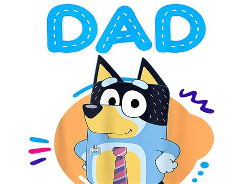 Bluey Dad Png Bluey Fathers Day Png Bluey Bandit Heeler Png Etsy Uk ...