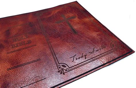 DESIGN YOUR OWN Leather BIBLE Cover – Classic Fit | Custom BIBLE Covers ...