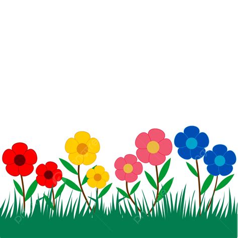 Garden Flowers Clipart Transparent PNG Hd, Flower Garden Green ...