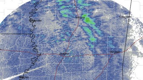 Weather radar for Jackson Mississippi