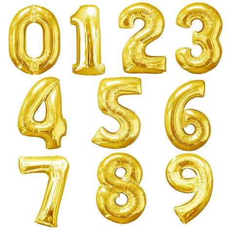 Jumbo Number Gold Foil Balloon 40inch | Party Wholesale