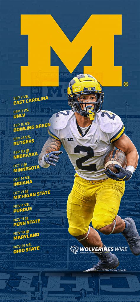 2023 Michigan Wolverines football schedule: Downloadable Smartphone ...