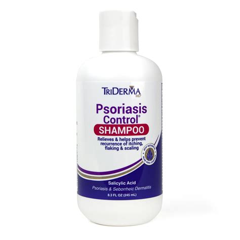 TriDerma MD Psoriasis Control Shampoo with Salicylic Acid Relieves and ...