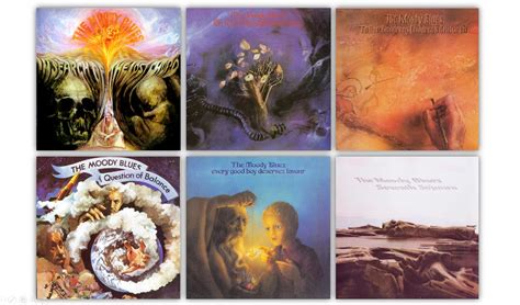 The Moody Blues Album Covers by Phil Travers