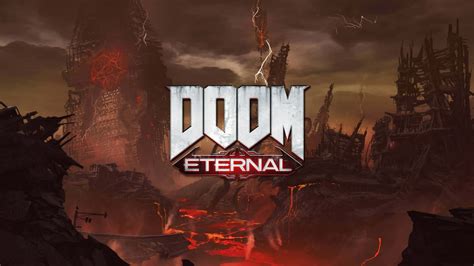 Download Doom Eternal 4K Video Game Poster Wallpaper | Wallpapers.com