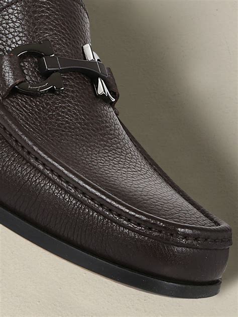 Salvatore Ferragamo Outlet: Shoes men - Brown | Loafers Salvatore ...