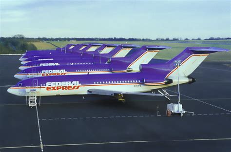 Line them up! Here are some #B727 aircraft from the FedEx fleet ...