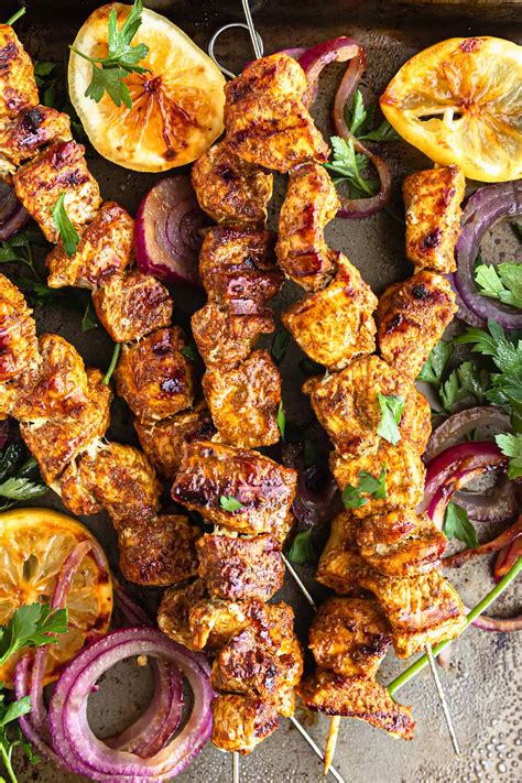 Grilled Chicken Shawarma Skewers | Easy Weeknight Recipes